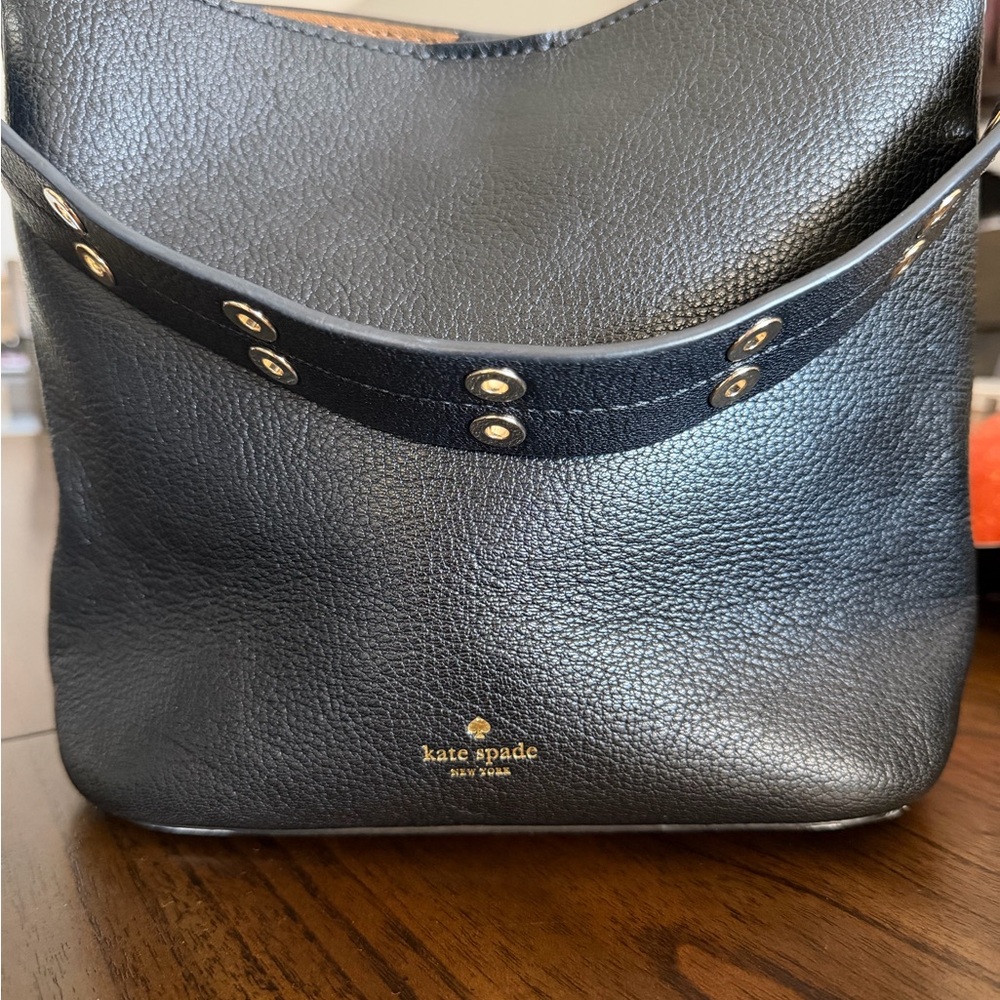 Kate Spade Black Pebbled Leather Tote
